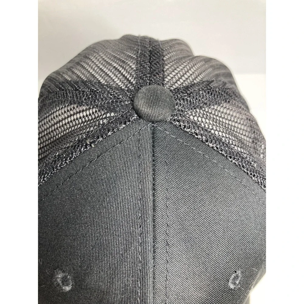 Truckers Run the Nation Adult Cap Hat‎ Black Patch Mesh Snapback Adjustable